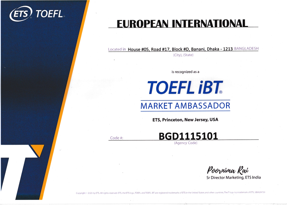 Global Ambassador Recognition