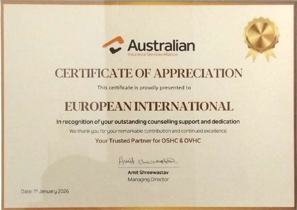 Australian Education Agent Certification